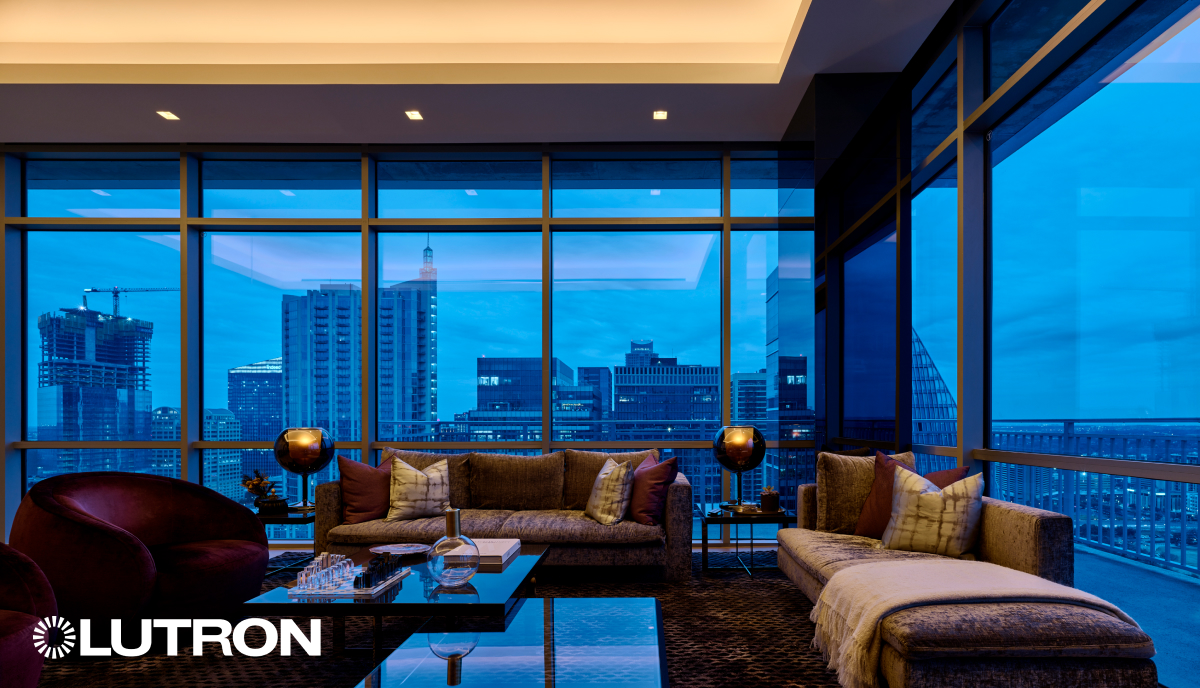 Intelligent Living Room - Natural Lighting Scene